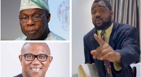 Download Omg!!!😳 the Moment Obasanjo Stood up And Gave Peter Obi His Chair at An Event [Comedy Video]